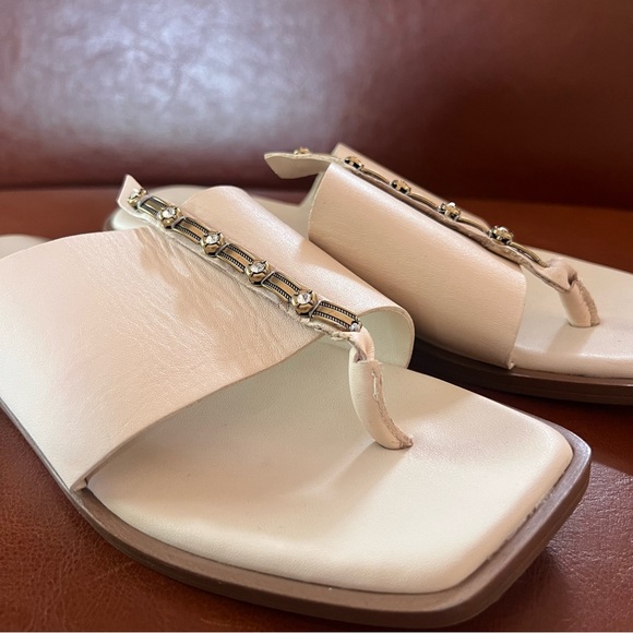 Franco Sarto Women's‎ MEGS Slide Sandal in Off White Size 7 - Picture 8 of 8